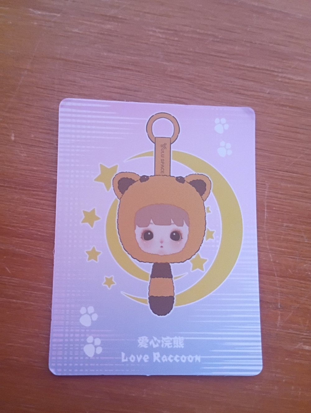 Yulu Paradise Plush Blind Box Confirmed Love Raccoon Pendant - Picture 5 of 8
